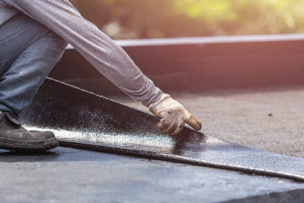 Professional Exterior Waterproofing technician working in Melrose Park, NY